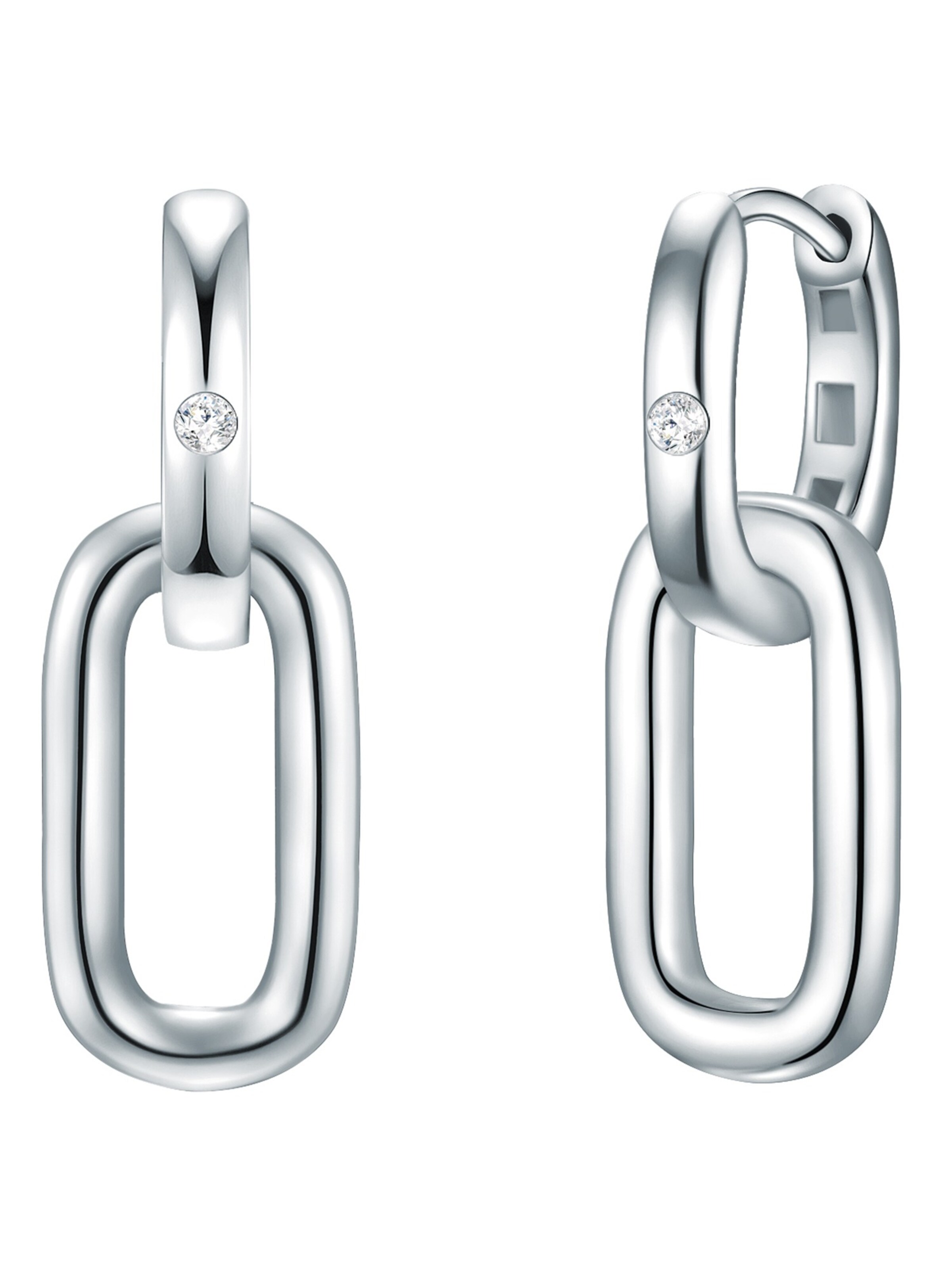 Lulu & Jane - Pendientes en plata: frente