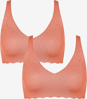 SLOGGI Bustier BH 'Zero Feel Bliss' in Orange: Vorderseite