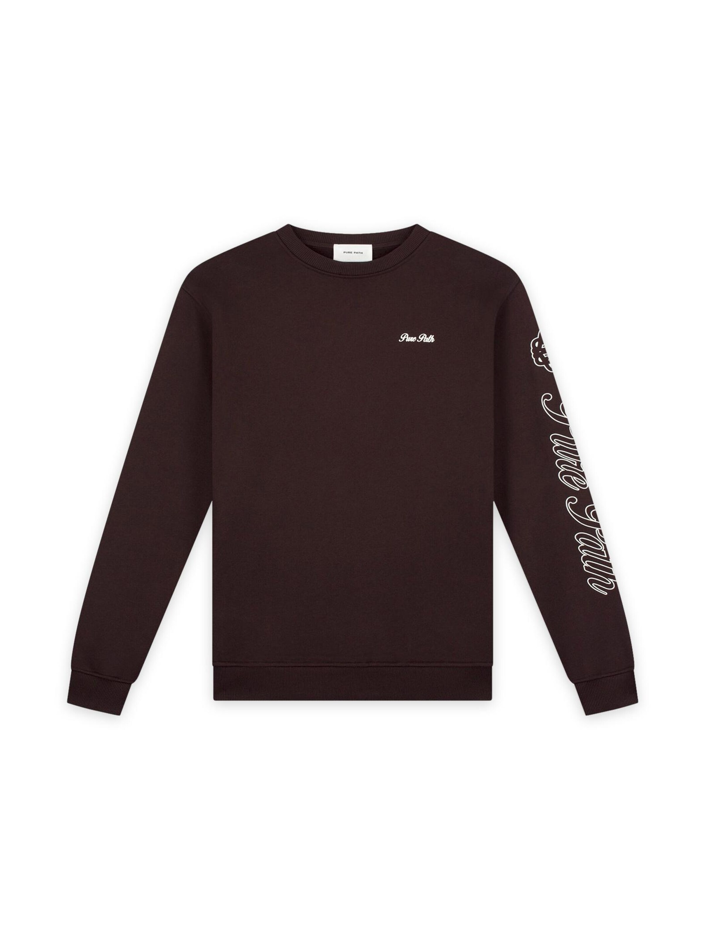 Pure Path Sweatshirt in Brown: front
