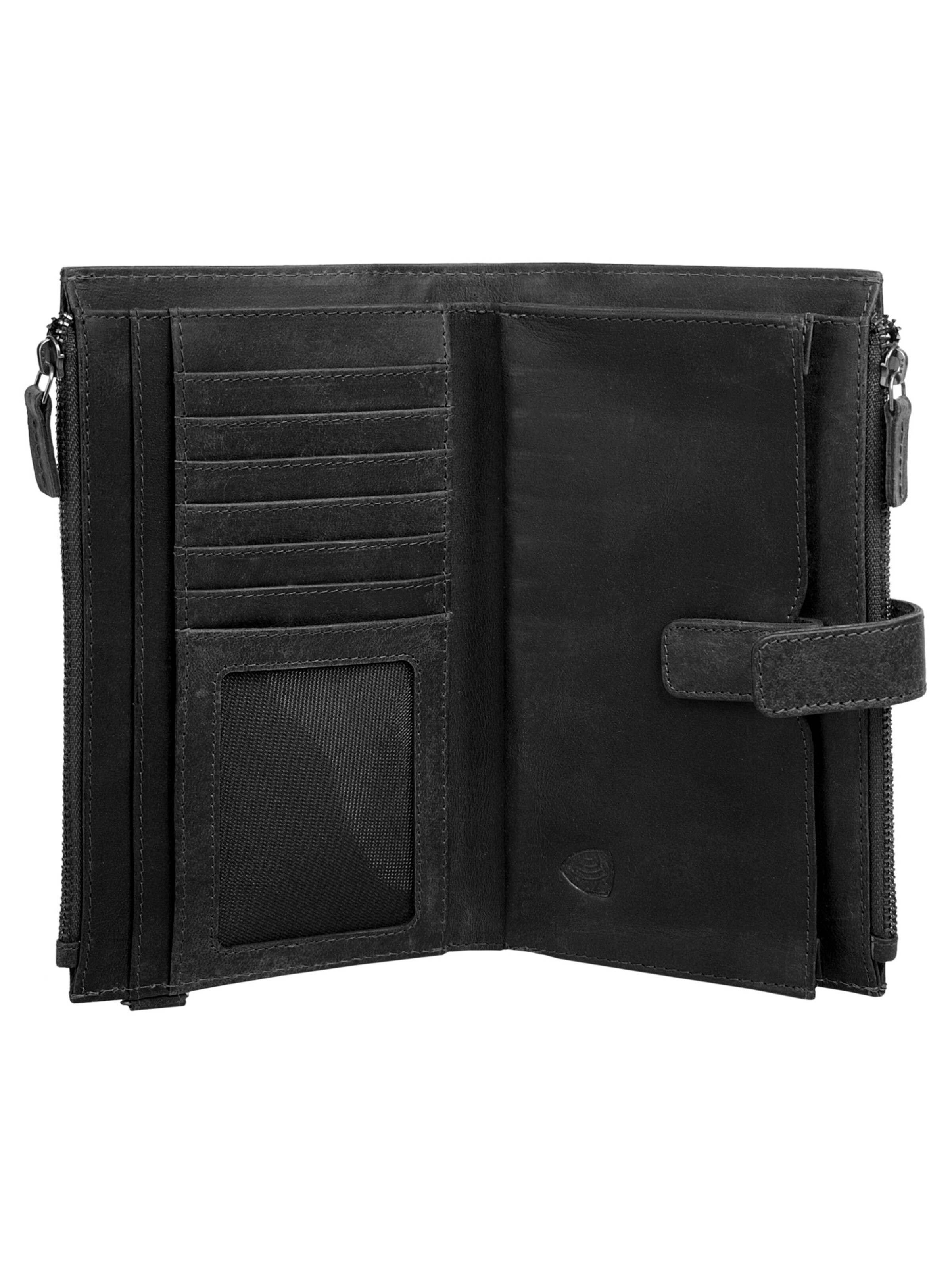 SANSIBAR Portemonnaie 'SYLT'‌‌‌‌‌‌‌‌ in Schwarz