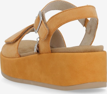 REMONTE Strap Sandals in Orange