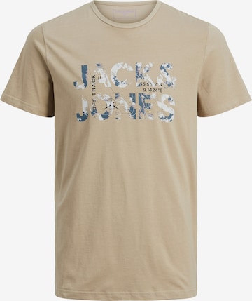 JACK & JONES Shirt in Beige: front