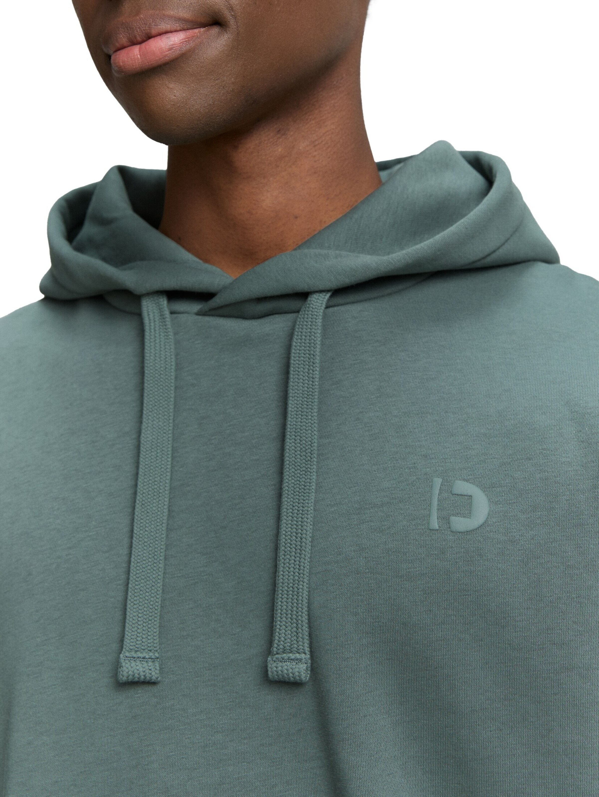 TOM TAILOR DENIM Sweatshirt in Green