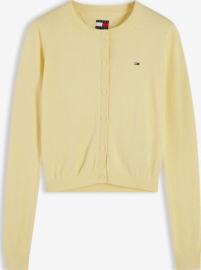 Tommy Jeans Cardigan 'Essential' i XS i lysegul, Produktvisning