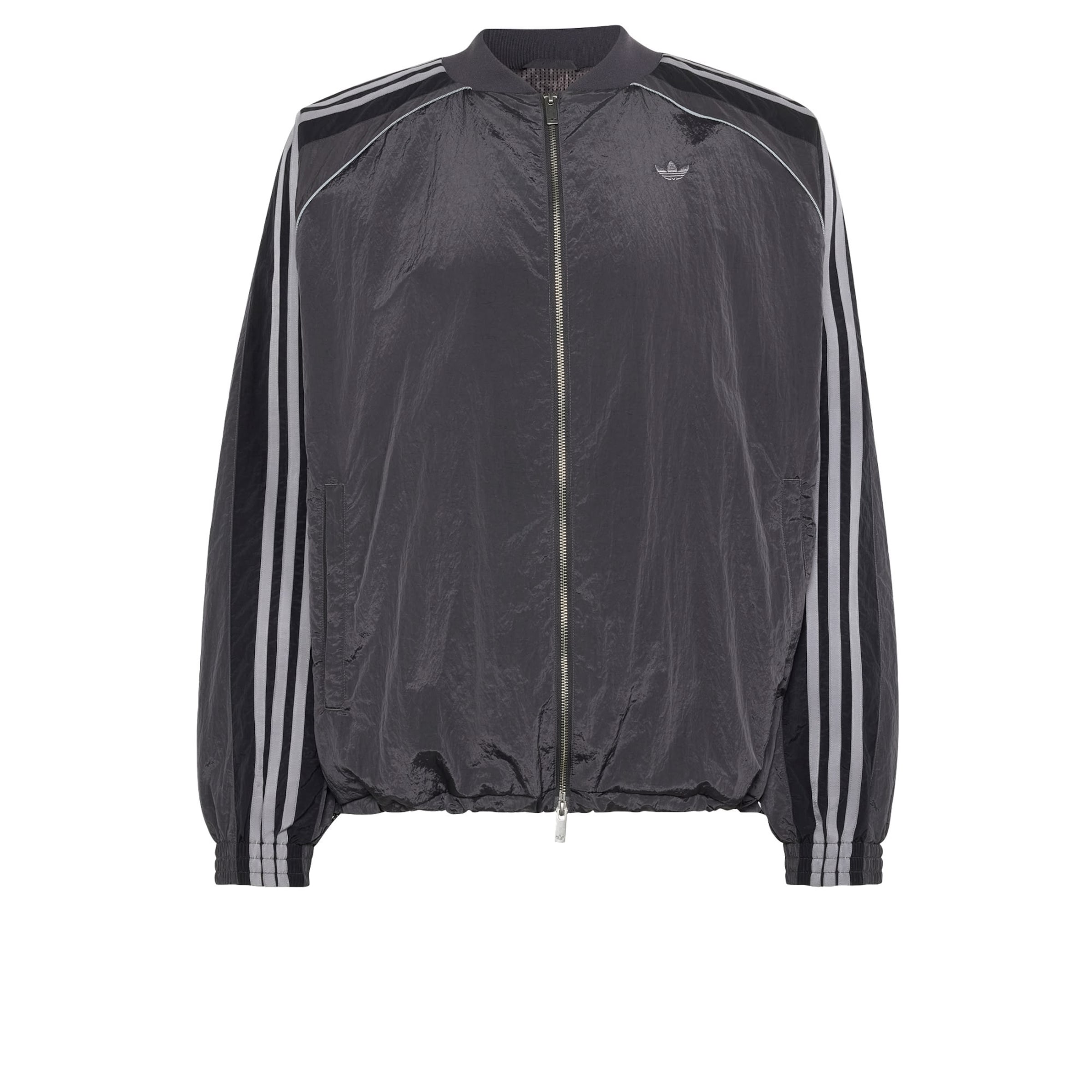 ADIDAS ORIGINALS Chaqueta de entretiempo 'Adilenium' en gris / negro, Vista del producto