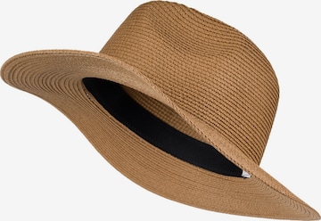 styleBREAKER Hut 'Panama Strohhut - Knautschhut' in Braun: Vorderseite