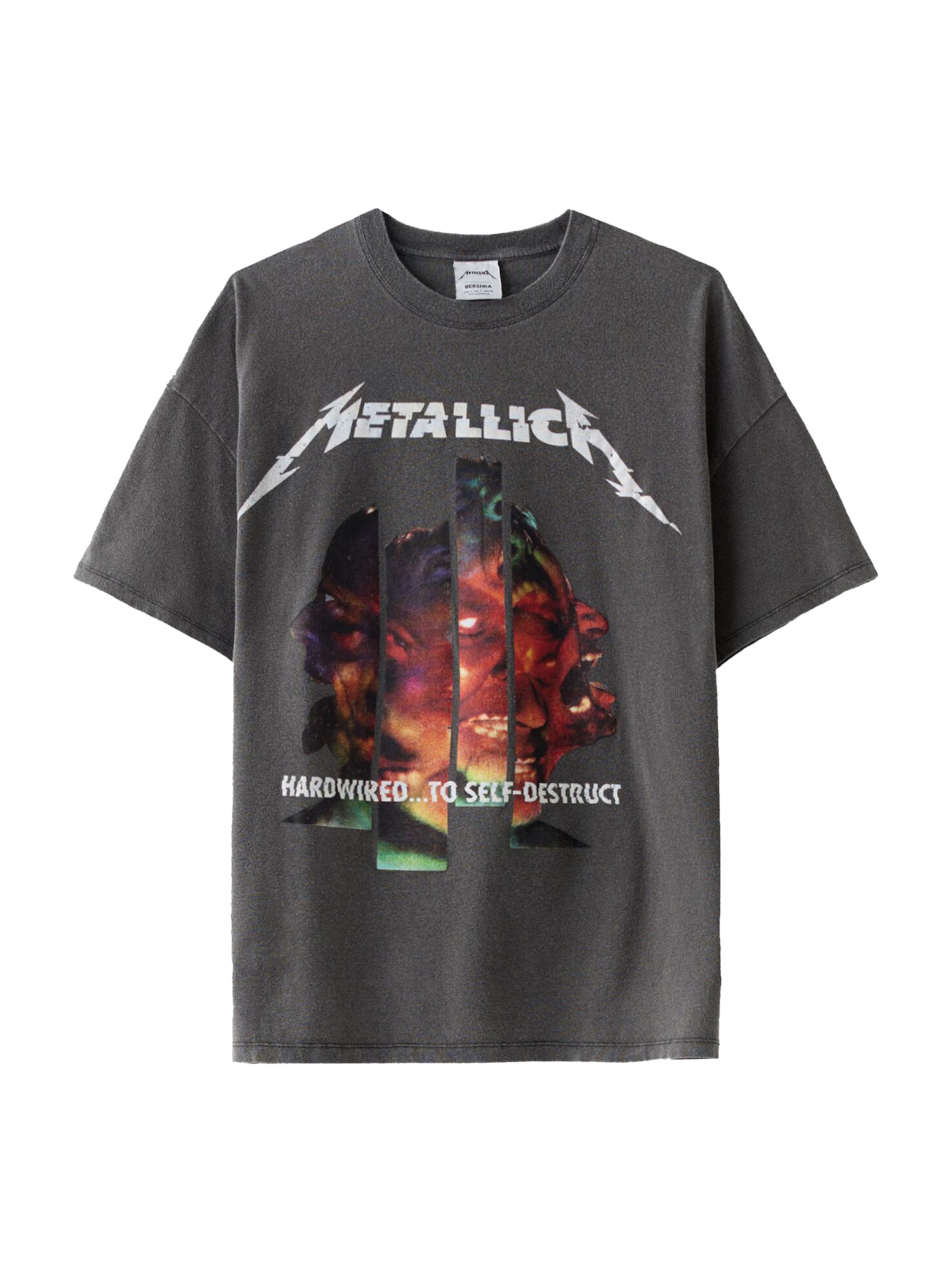 Bershka Koszulka w kolorze szary: przód