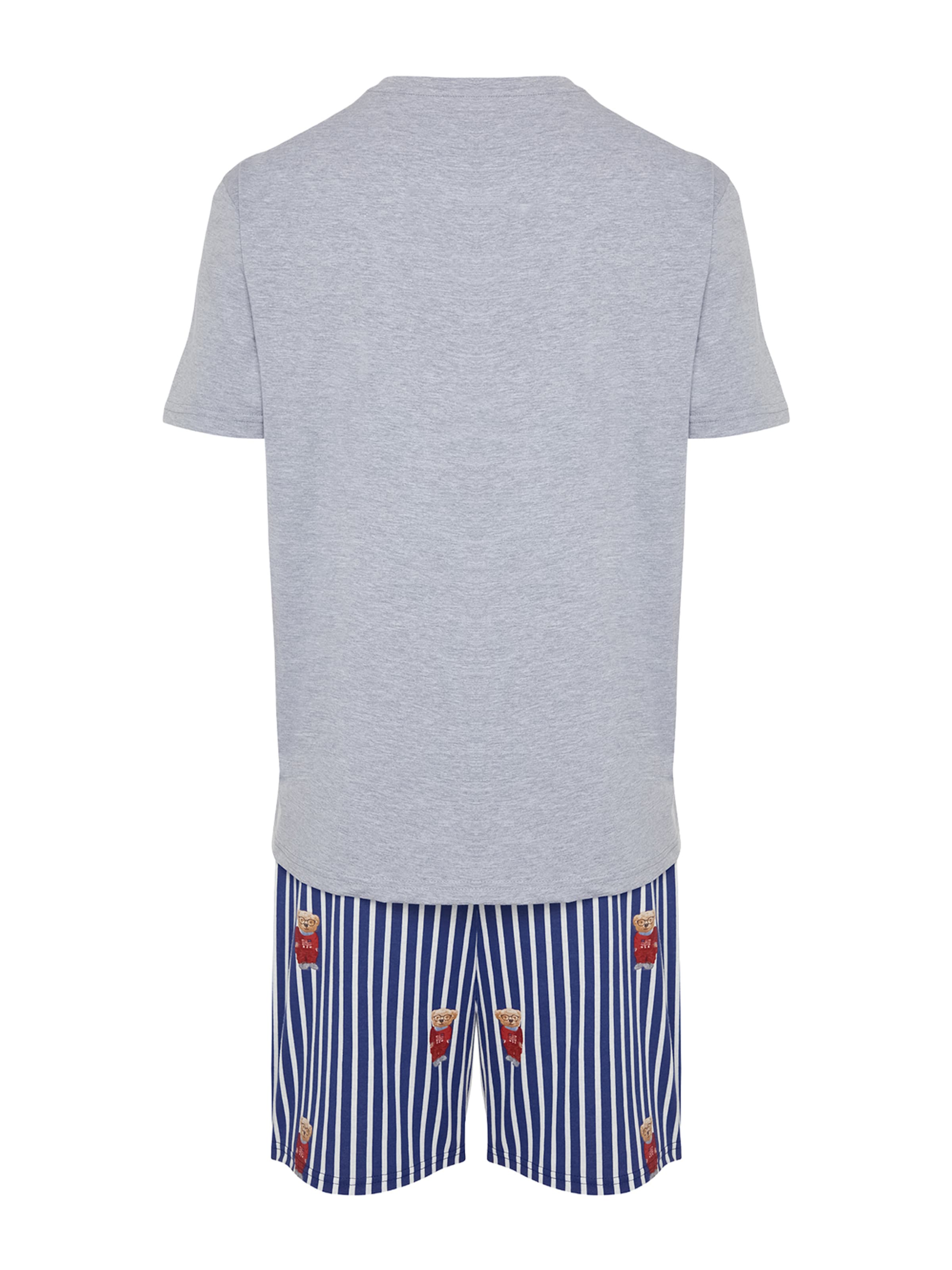 Trendyol Pyjama kurz in Grau