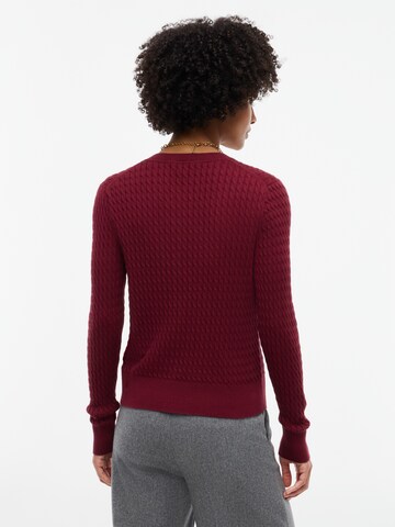 TOMMY HILFIGER Knit Cardigan in Red