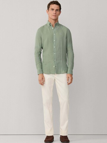 Coupe regular Chemise 'ESS' Hackett London en vert