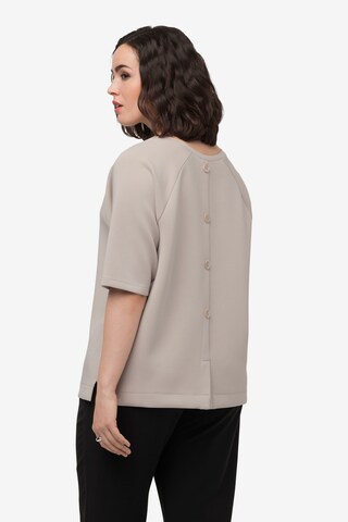 Sweat-shirt Ulla Popken en beige