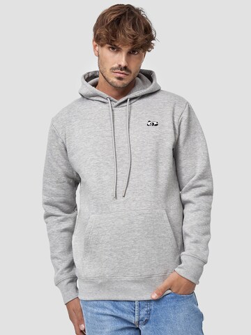 Sweat-shirt Mikon en gris : devant