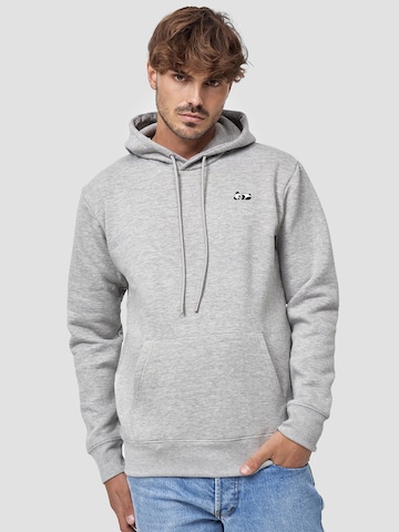 Sweat-shirt Mikon en gris : devant