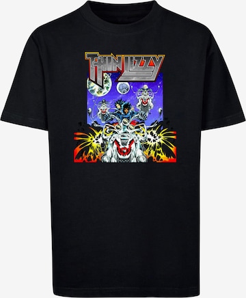 Maglietta 'Thin Lizzy - The Rocker' di Merchcode in nero: frontale