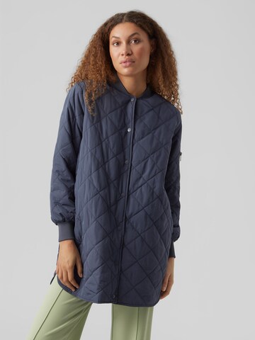 VERO MODA Tussenmantel 'MUNDINA' in Blauw: voorkant