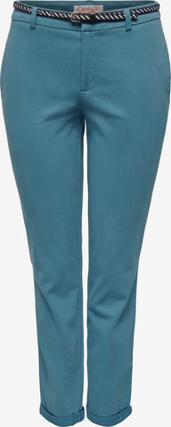 ONLY Slimfit Chino 'BIANA' in Blauw: voorkant