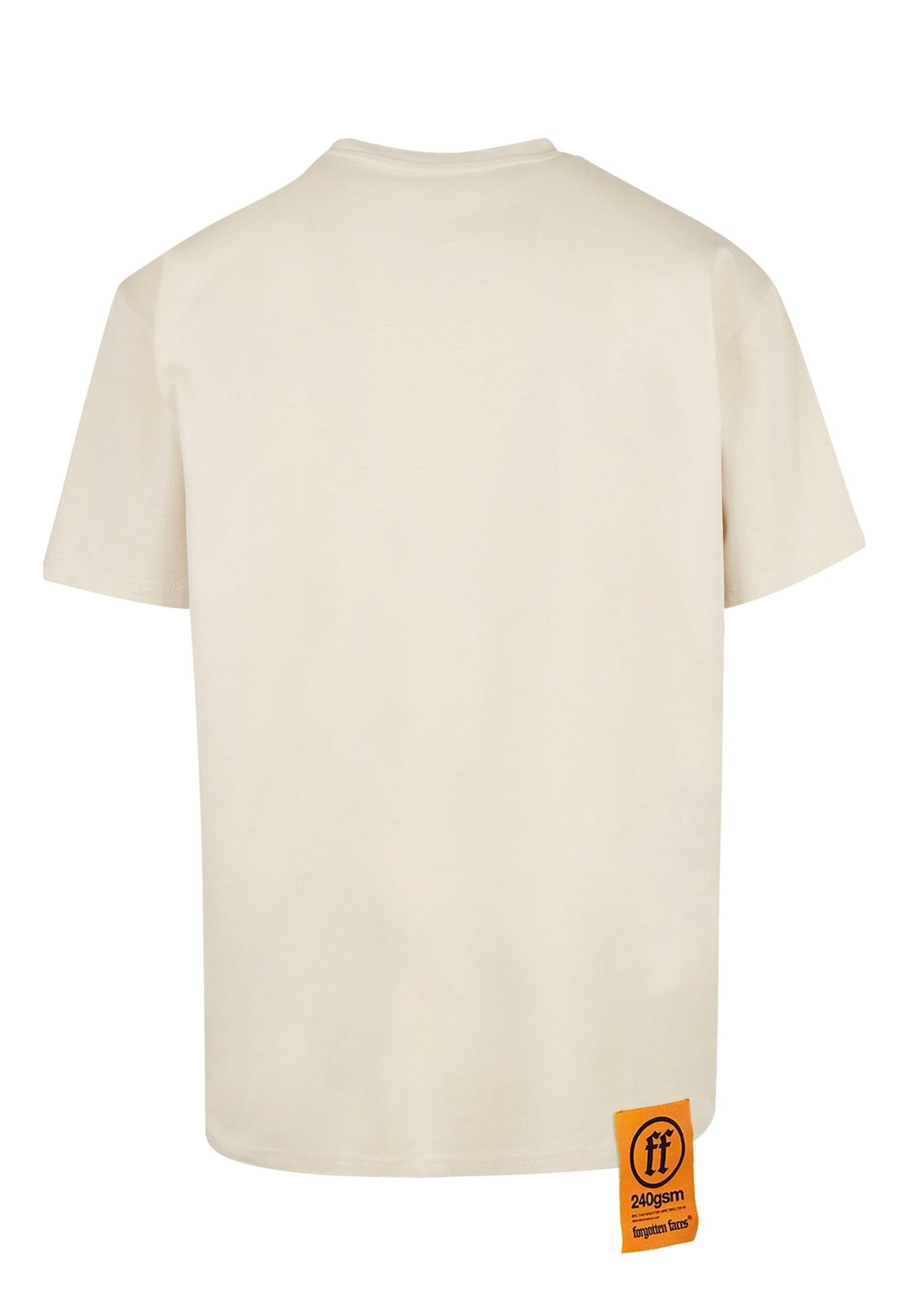 Forgotten Faces Póló 'Head Gear' - bézs