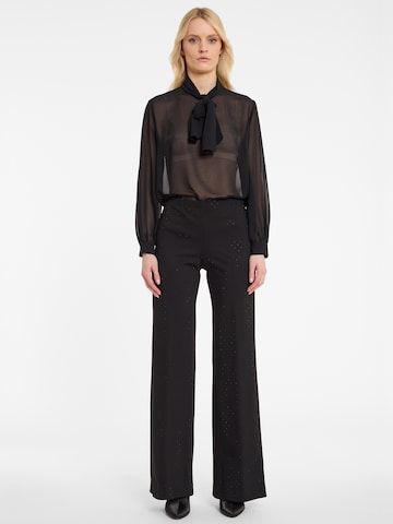 Ana Alcazar Regular Broek 'Abosa' in Zwart: voorkant