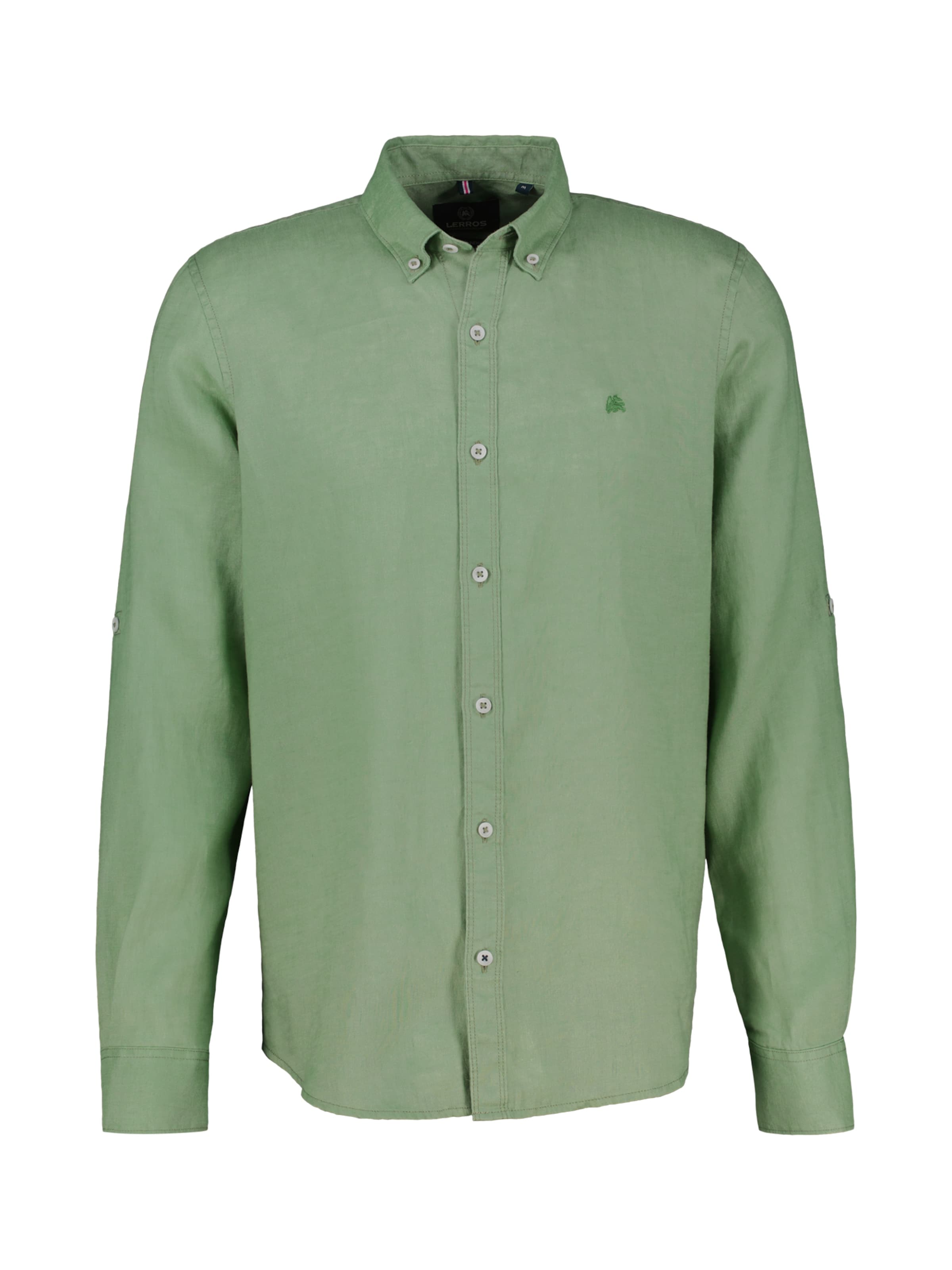 LERROS Regular Fit Hemd in Grün: Vorderseite