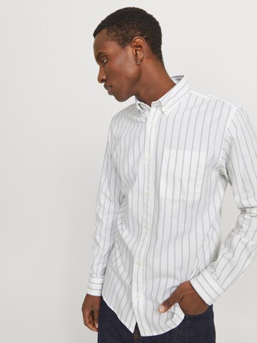 JACK & JONES Regular Fit Hemd 'JPRBLUbrook' in Weiß