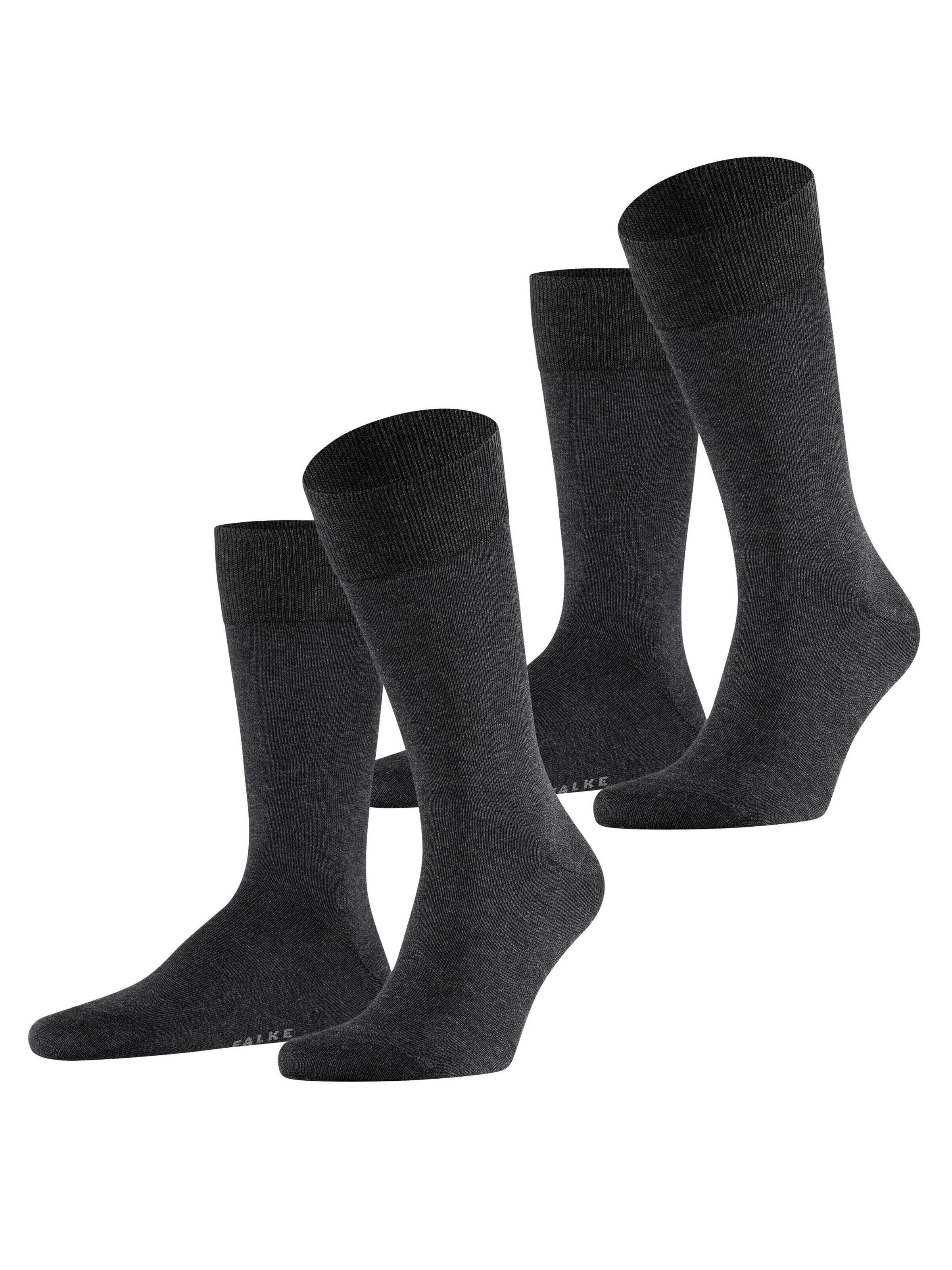 FALKE Socken 'Happy 2-Pack'‌‌‌‌‌‌‌‌‌‌ in Grau: Vorderseite