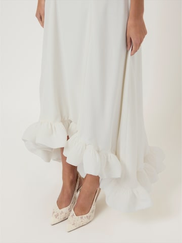 YAS Kleid 'YASCREAM' in Beige