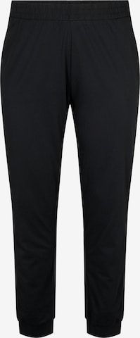 Zizzi Spodnie od piżamy 'MALMA' w kolorze czarny: przód