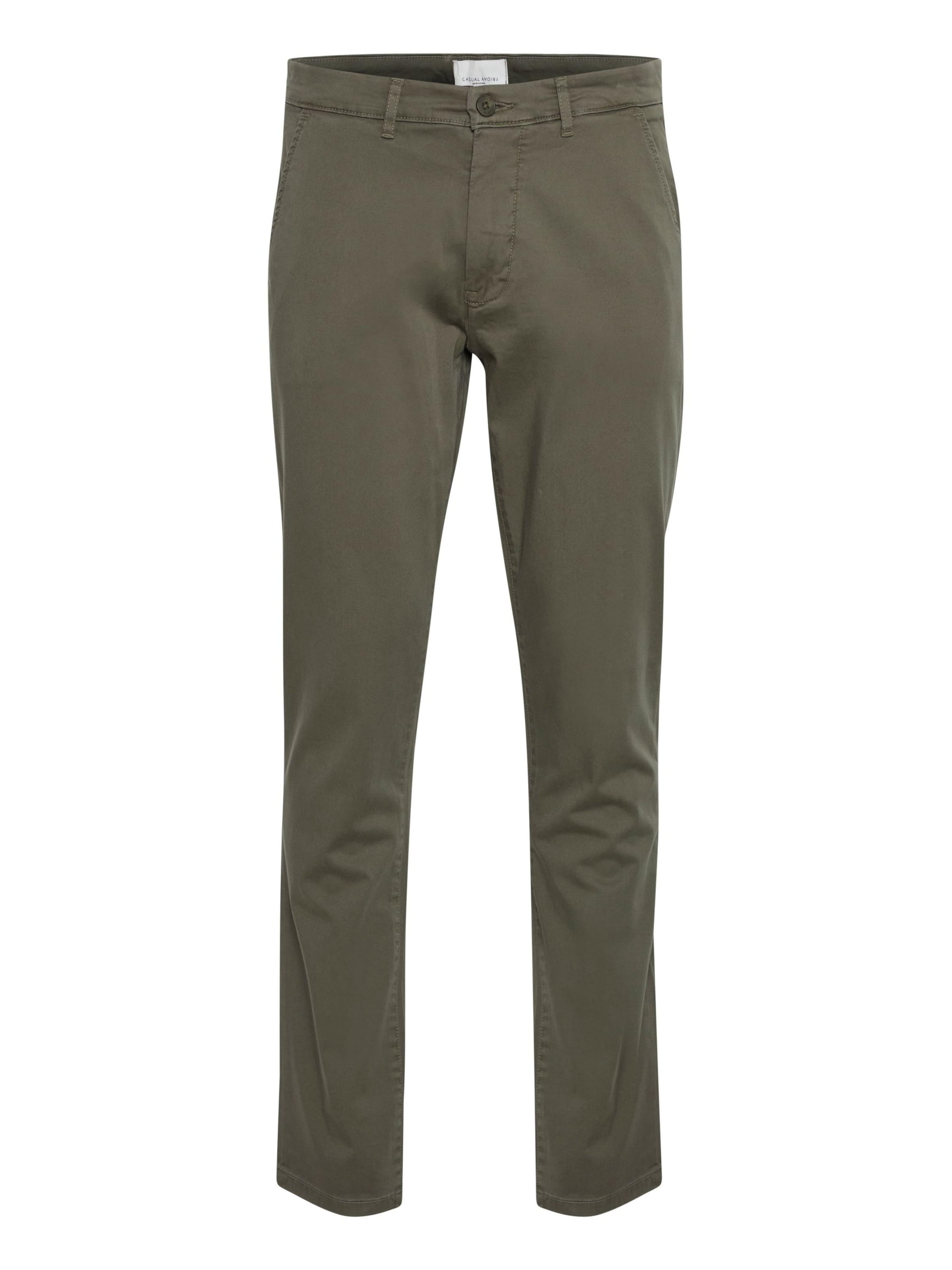 Casual Friday Slim fit Chino Pants 'Viggo' in Green: front