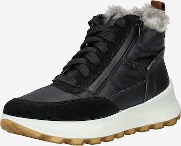 Legero High-Top Sneakers in Black: front