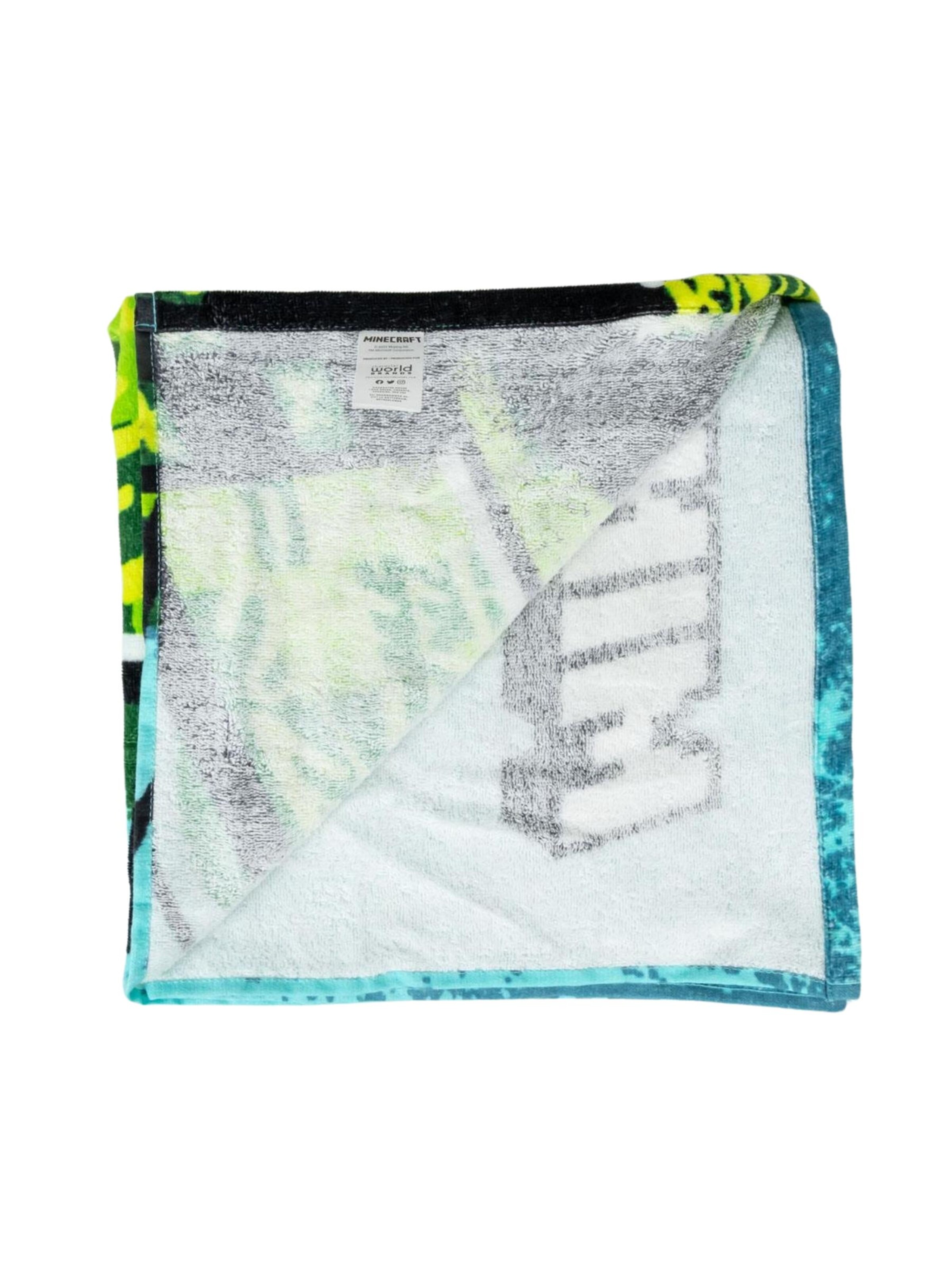DISNEY Beach Towel 'Minecraft Handtuch' in Green