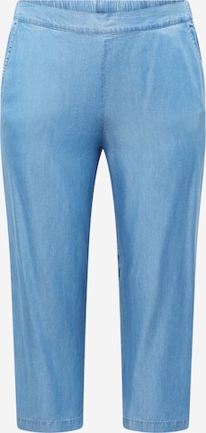 Loosefit Pantaloni 'BREE' de la Vero Moda Curve pe albastru: față