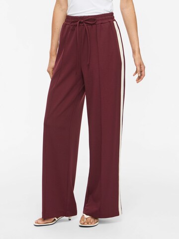 VILA Wide leg Broek 'VIClua' in Bruin: voorkant