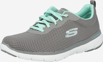 SKECHERS Tenisky 'Flex Appeal 3.0' – šedá: přední strana