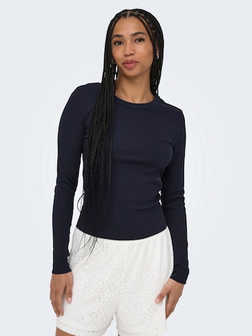 ONLY Shirt 'ONLVAL' in Blau