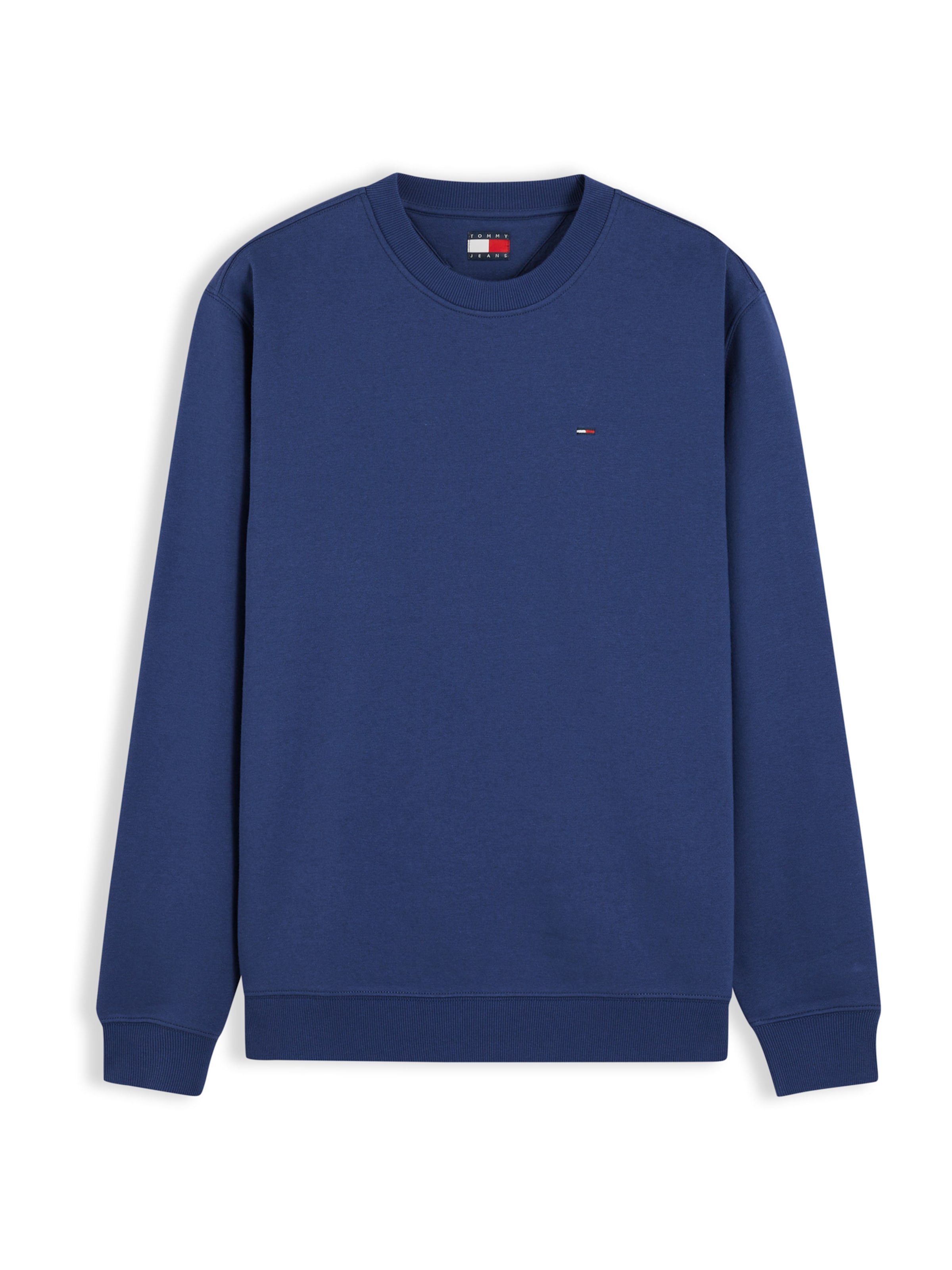 Bluză de molton de la Tommy Jeans pe albastru: față