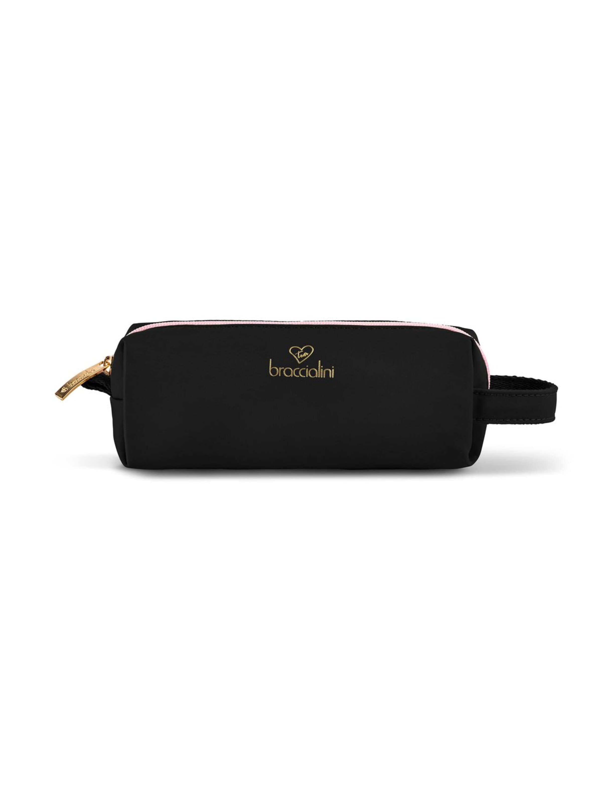 Braccialini Cosmetic Bag 'Milly' in Black: front