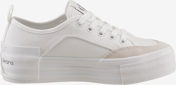 Baskets basses Calvin Klein Jeans en blanc