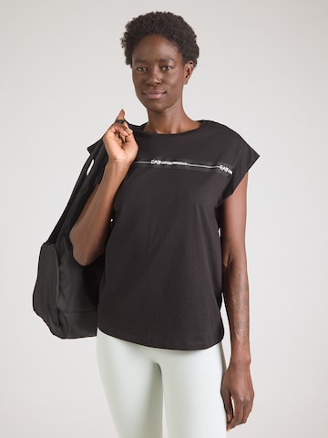 EA7 Emporio Armani Tričko – černá: přední strana