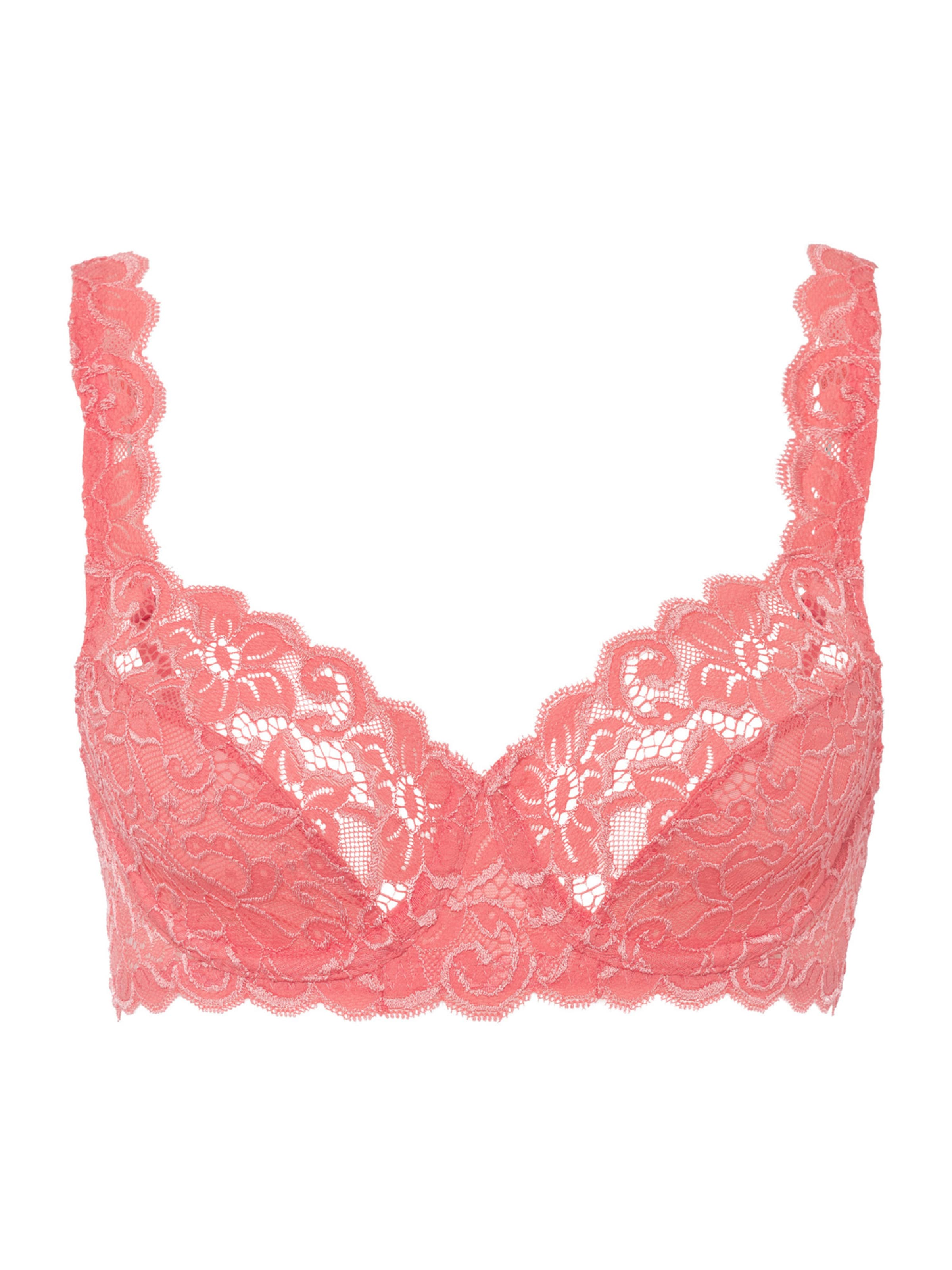 Hanro Bügel BH ' Moments ' in Pink: Vorderseite