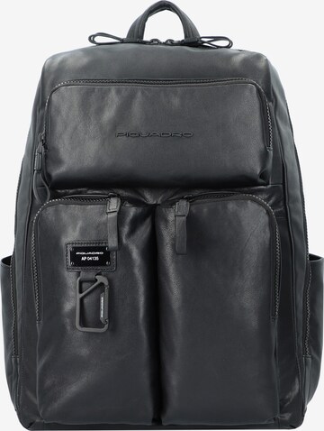 Piquadro Backpack 'Harper' in Black: front