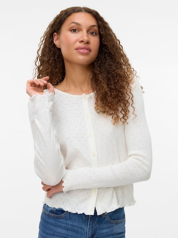 VERO MODA Cardigan i hvid: forside