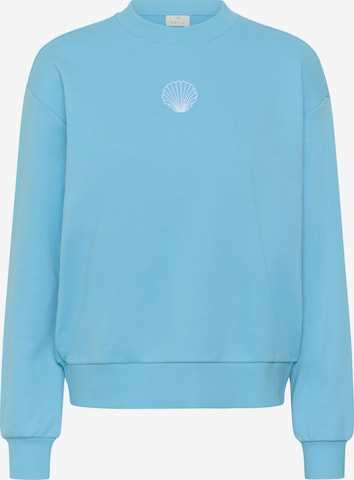 Kaffe - Sudadera 'Lilje' en azul: frente