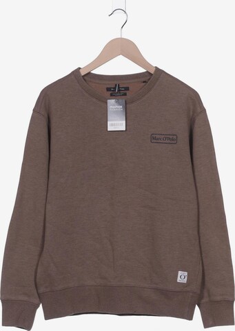 Marc O'Polo Sweatshirt & Zip-Up Hoodie in L in Brown: front
