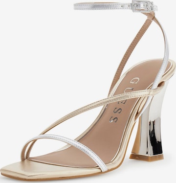 GUESS Remmisandaalit 'Radory' värissä hopea: etupuoli