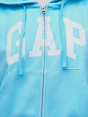 GAP Кофта на молнии 'HERITAGE' в Синий
