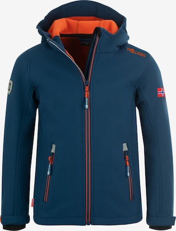 TROLLKIDS Outdoor jacket in Blue: front