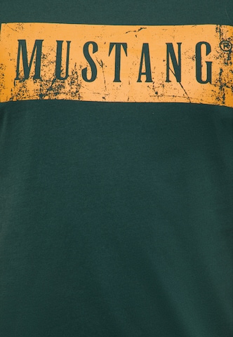 MUSTANG T-Shirt 'Style Austin' in Grün