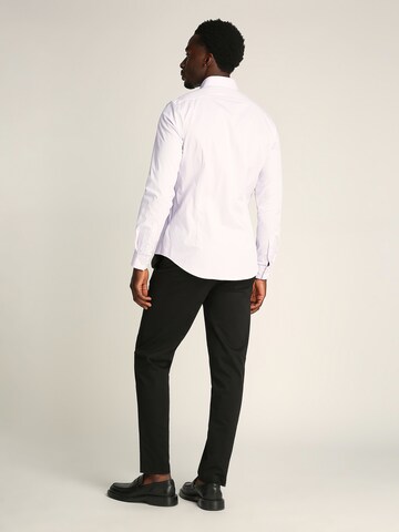 Calvin Klein Slim fit Button Up Shirt in Purple