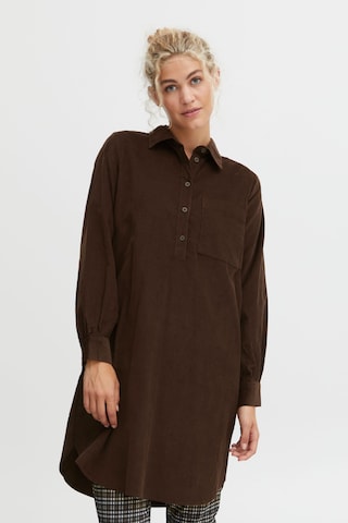 b.young Blouse 'Dinia' in Bruin: voorkant