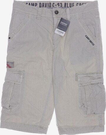CAMP DAVID Shorts in 33 in Beige: front